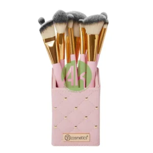 BH Cosmetics Pink Studded Brush Set 12 Pieces
