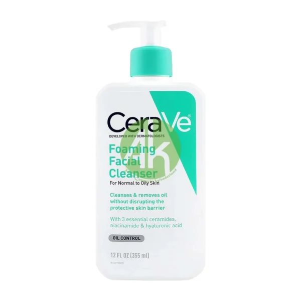 Cerave Foaming Facial Cleanser Normal To Oily 355ML