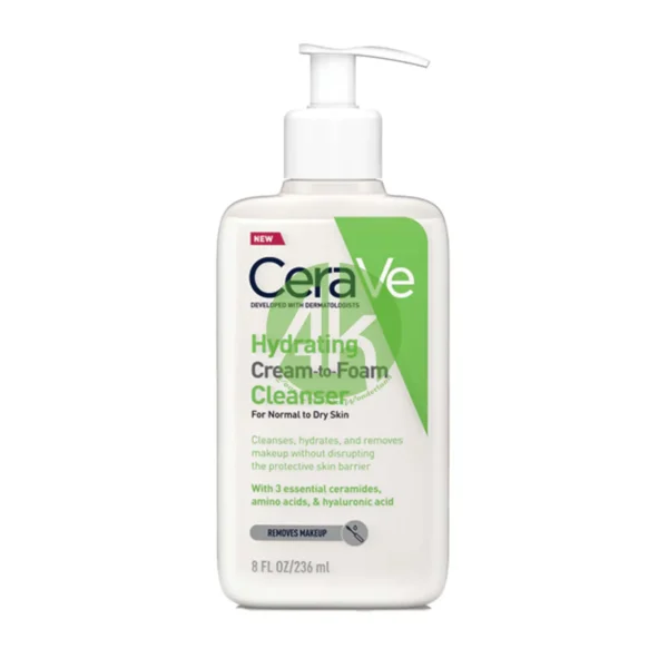 Cerave Hydrating Foam Cleanser Normal To Dry 237ML