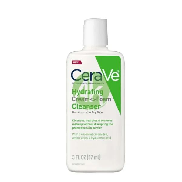 Cerave Hydrating Foam Cleanser Normal To Dry 87ML