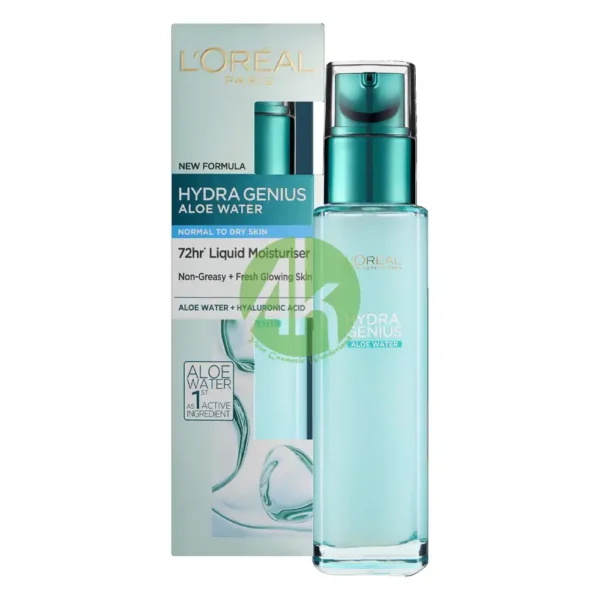 L'Oréal Hydra Genius Aloe Water Moisturiser Normal To Dry 70ML