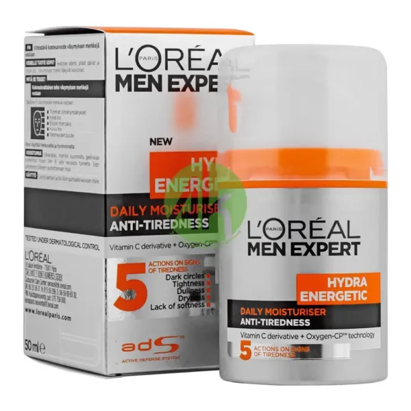 L'Oréal Men Hydra Energetic Moisturiser New 50ML