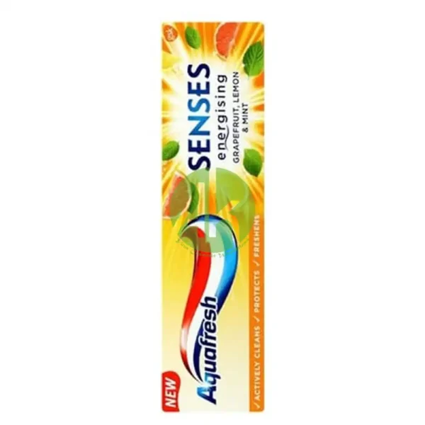 Aquafresh Senses Energising Toothpaste Lemon Mint