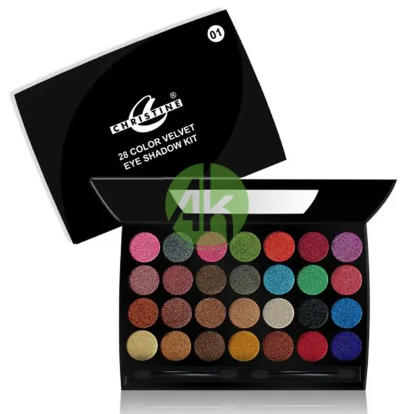 Christine Terracota Eyeshadow Kit 28 Shades