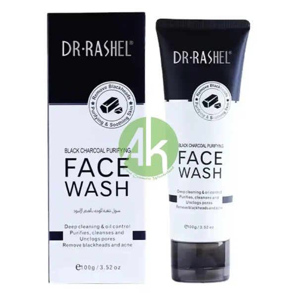 Dr Rashel Black Charcoal Purifying Face Wash