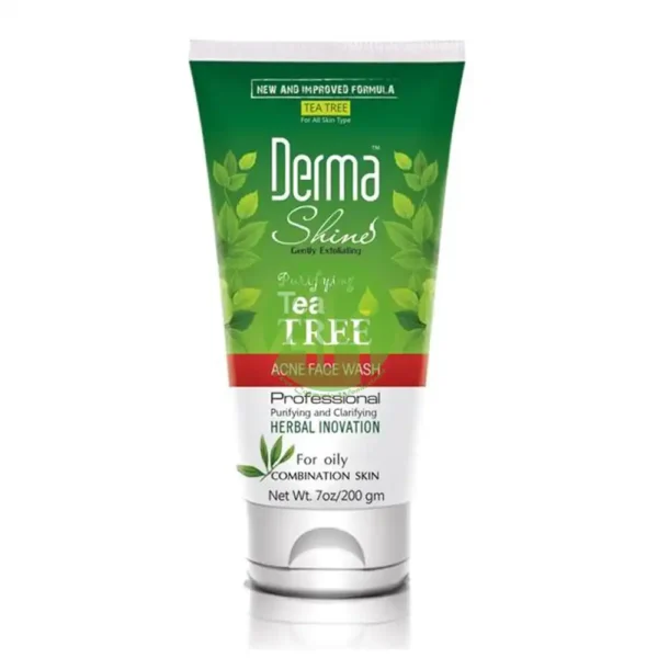 Derma Shine Tea Tree Face Wash 200G Facial