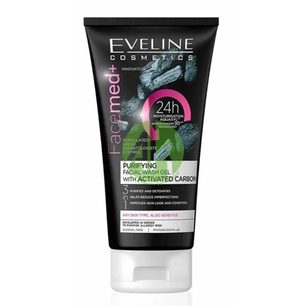 Eveline Activated Carbon Facial Wash Gel 150ML