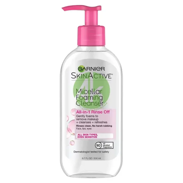 Garnier Grape Micellar Foaming Cleanser Pump 200ML