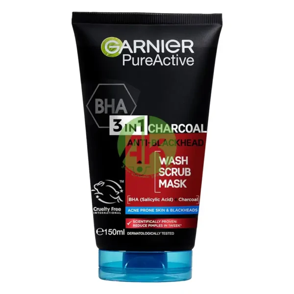 Garnier Pure Active Intensive 3-in-1 Wash/Scrub/Mask