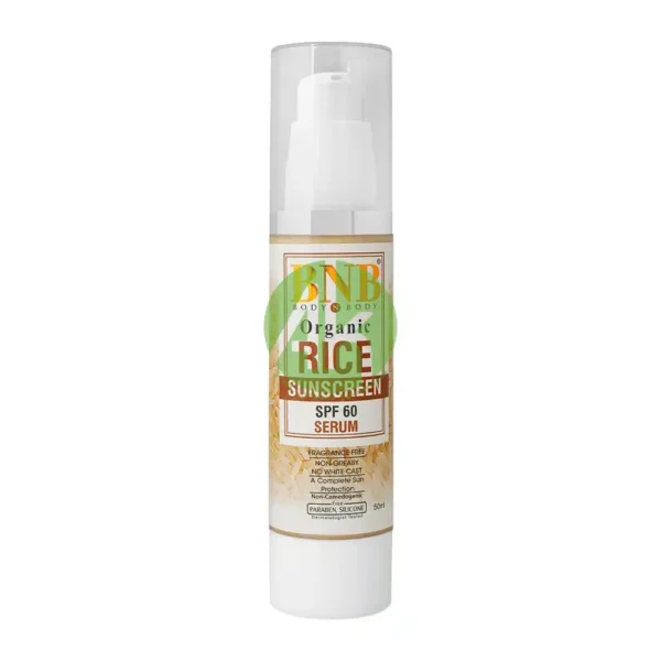 BNB Organic Rice Sunscreen SPF60 Serum 50ML