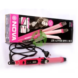 Nova 2-in-1 Hair Beauty Straightener and Curler NHC-1818SC