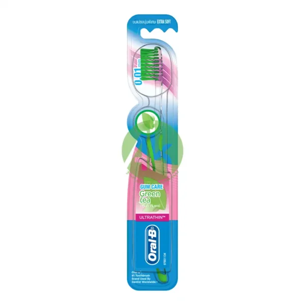 Oral B Ultrathin Green Tea Toothbrush Extra Soft