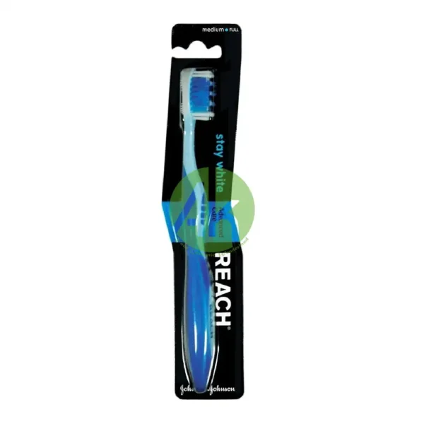 Reach Stay White Toothbrush Medium