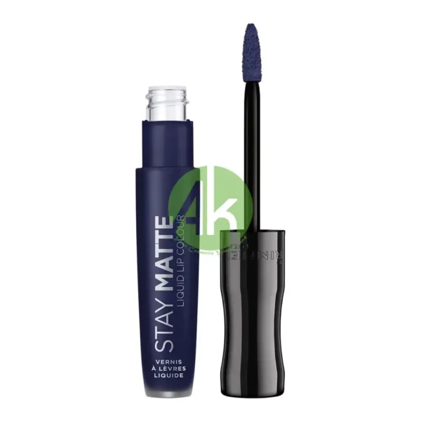 Rimmel Stay Matte Lip Gloss 5.5ML 830 Blue Iris