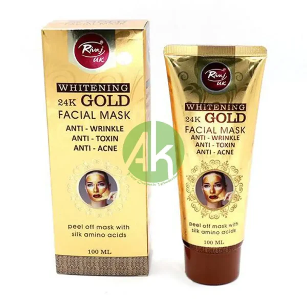 Rivaj Whitening 24K Gold Facial Mask 100ML