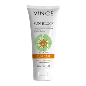 Vince Sunblock SPF40 For All Skin Types 75ML