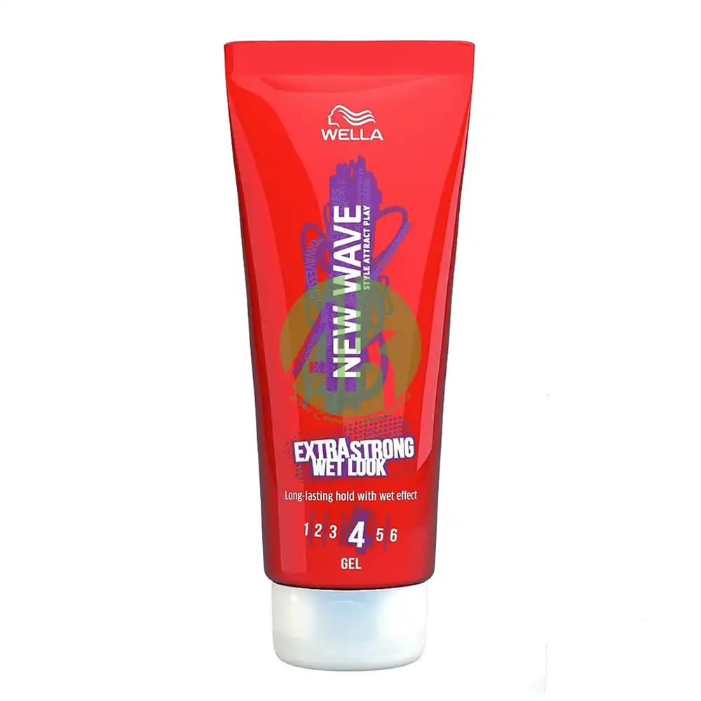 Wella New Wave Extra Strong Wet Look 4 Hair Gel 200ML