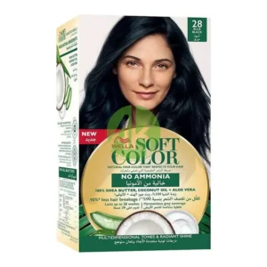 Wella Soft Hair Color Kit 28 Blue Black