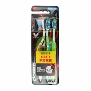 Closeup Toothbrush Deep Clean Medium