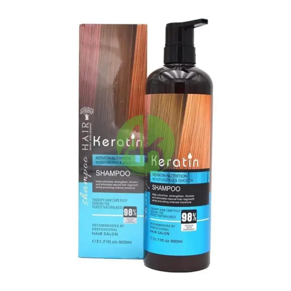 Keratin Nutrition Moisturizing and Smooth Hair Growth Shampoo 900ML