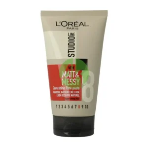 Loreal Studio Line 8 Matt And Messy Tube Hair Gel 150ML