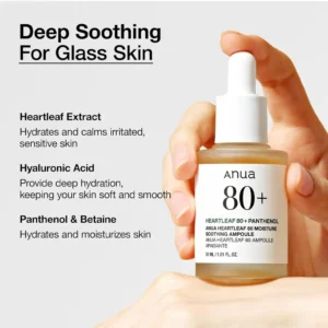 Anua Heartleaf 80% Moisture Soothing Ampoule 30ML