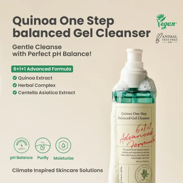 Axis-Y Quinoa One Step Balanced Gel Cleanser 180ML
