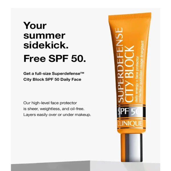 Clinique Superdefense™ City Block SPF 50 Daily Energy + Face Protector 40ML