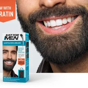 Just For Men Mustache and Beard Color - M-55 Real Black