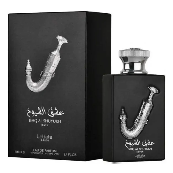 Lattaf Ishq Al Shuyukh Silver EDP For Unisex 100ML