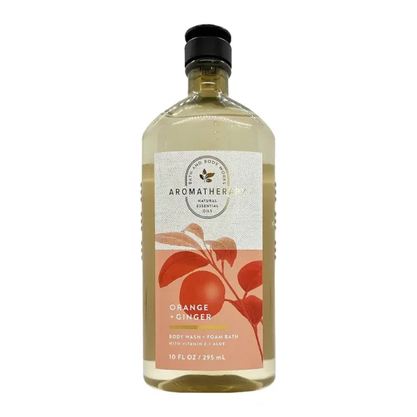 BBW Aromatherapy Body Wash Orange Ginger 295ML
