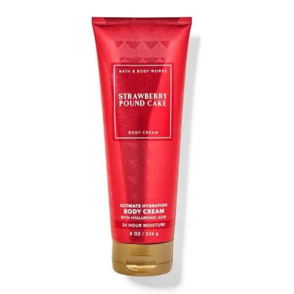 BBW Body Cream Strawberry Pound Cake 226G