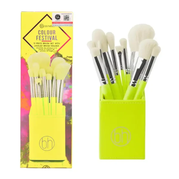 BH Cosmetics Color Festival Brush Set 12 Pieces