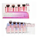 BH Cosmetics Crystal Brush Set Kit+Bag 12 Pieces