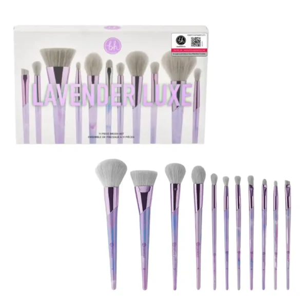 BH Cosmetics Lavender Luxe Brush Set 11 Pieces