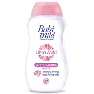 Babi Mild Baby Oil White Sakura 100ML