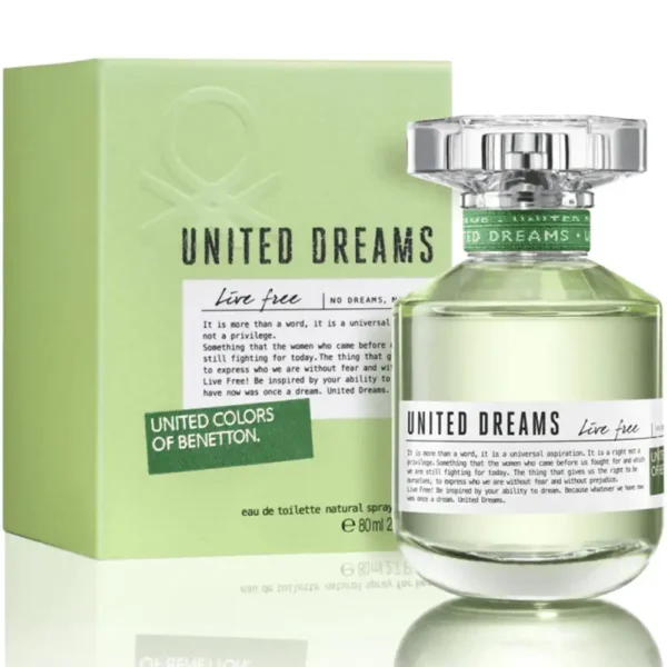 Benetton United Dreams Live Free EDT Women 80ML