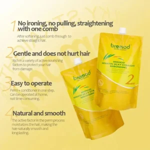 Bremod Keratin Silky Straight Rebonding 2-800ML
