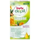 Byly Depil Sweet Almond Oil Hair Removal Wax Strips 20s