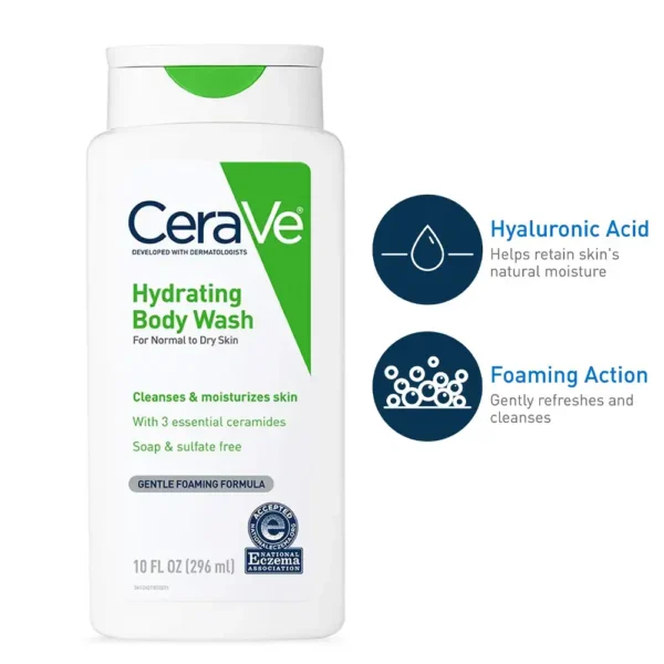 Cerave Hydrating Body Wash 296ML