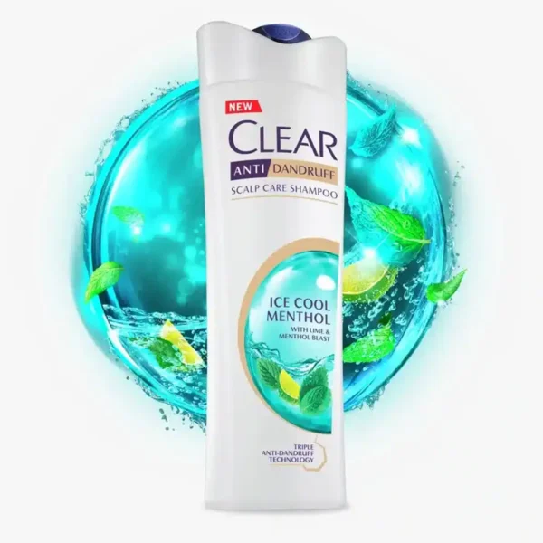 Clear Anti-Dandruff Ice Cool Menthol Shampoo 300ML