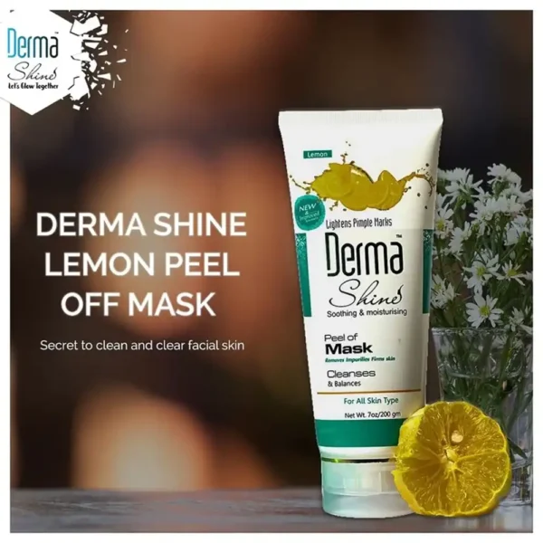 Derma Shine Lemon Peel Off Mask 200G Facial