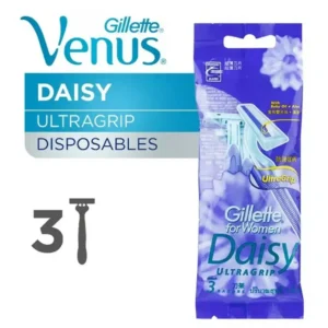 Gillette Daisy Ultra Grip 3 Razors For Women
