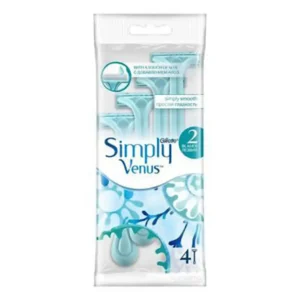 Gillette Simply Venus Aloe Razor 4-Pieces For Women