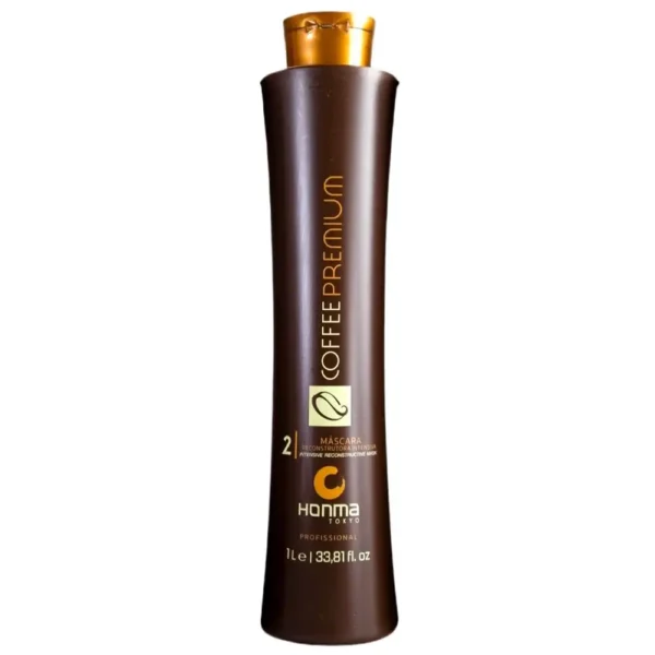Honma Tokyo Coffee Premium Keratin Shampoo 1L Step 1