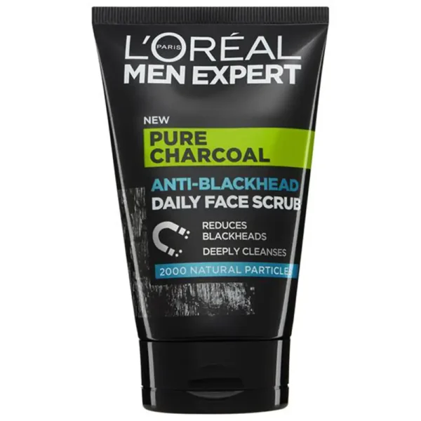 Loreal Men Expert Pure Charcoal Anti-Blackhead Daily Face Scrub 100ML