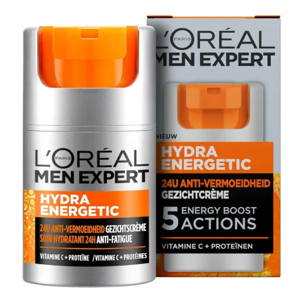 Loreal Men Hydra Energetic Moisturiser New 50ML