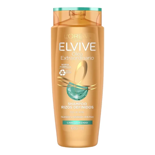 Loreal Shampoo Mexico Oleo Extraordinario Anti Frizz 680ML