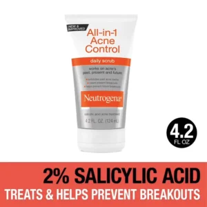 Neutrogena All in 1 Acne Control Scrub 124ML