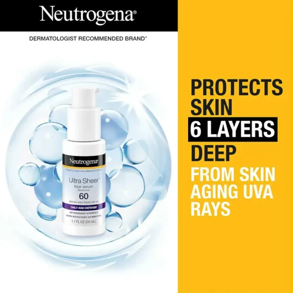 Neutrogena Ultra Shee Face Serum 60+ 50ML